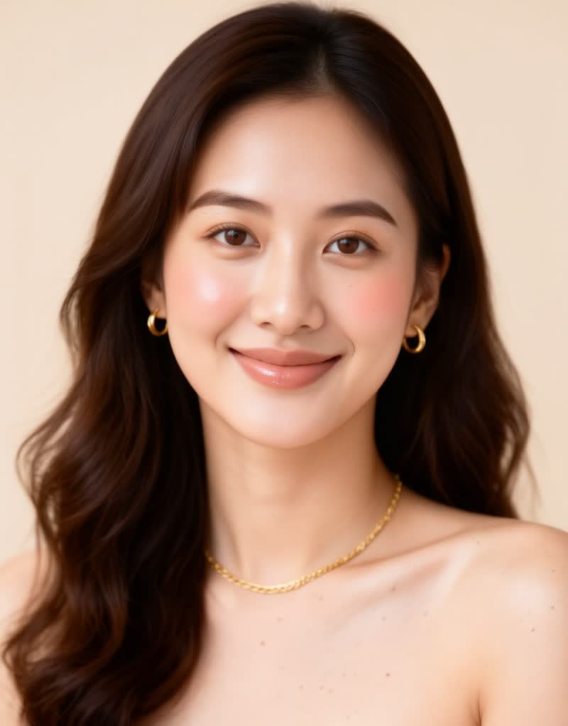 AI demo: Mook natural Korean everyday makeup